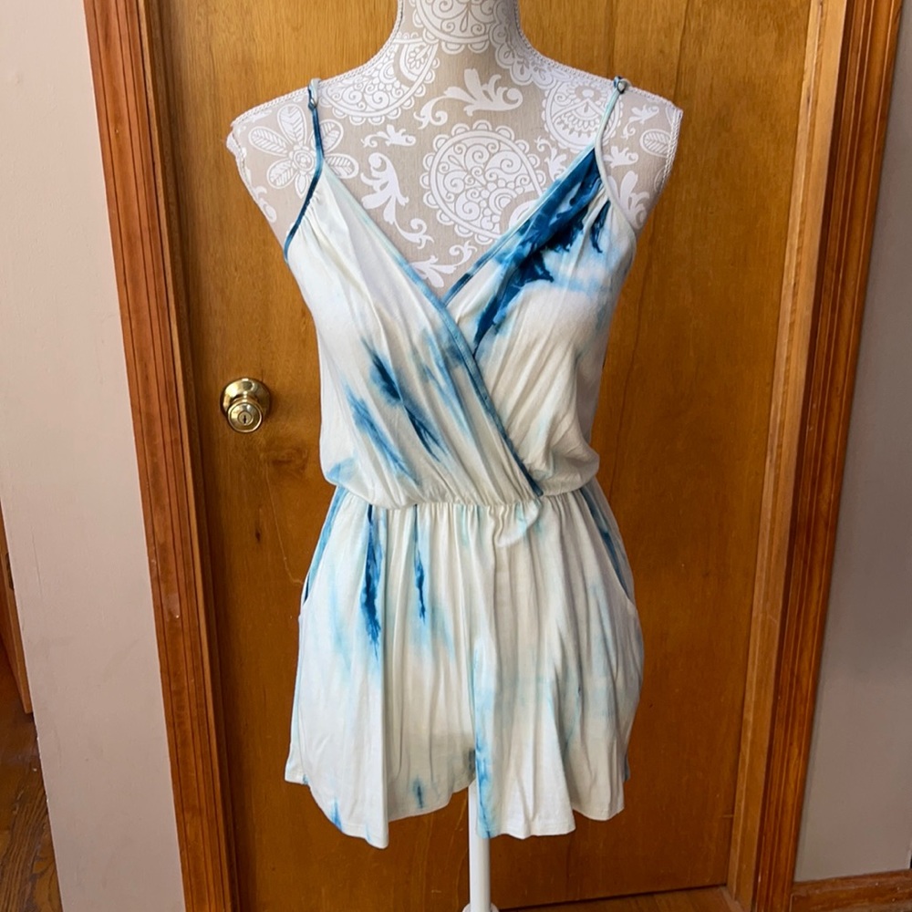 Bear Dance tie dye romper. Size M